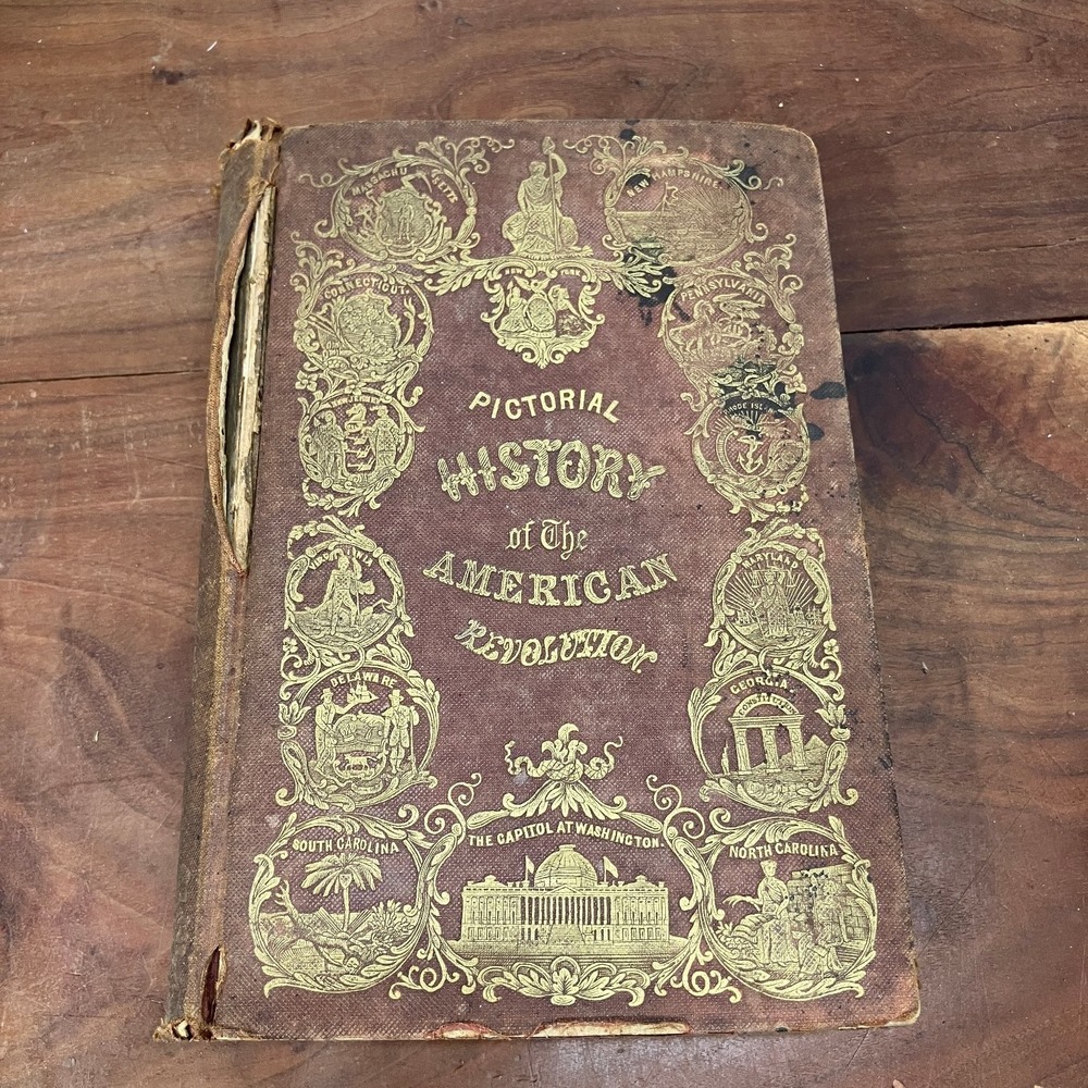 Pictorial History of The American Revolution Robert Sears 1853 Illustrated